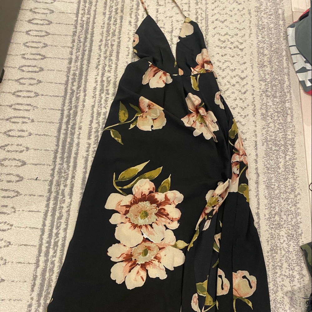 Black Floral Dress